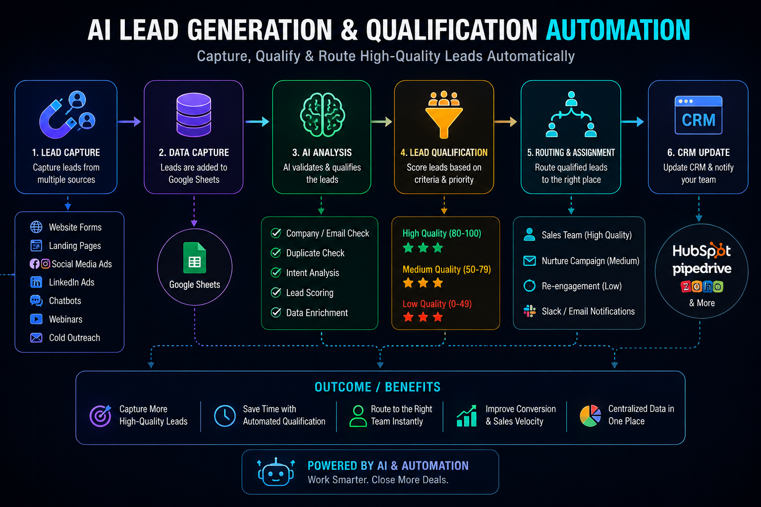 AI Lead Generation and Qualification Automation Workflow